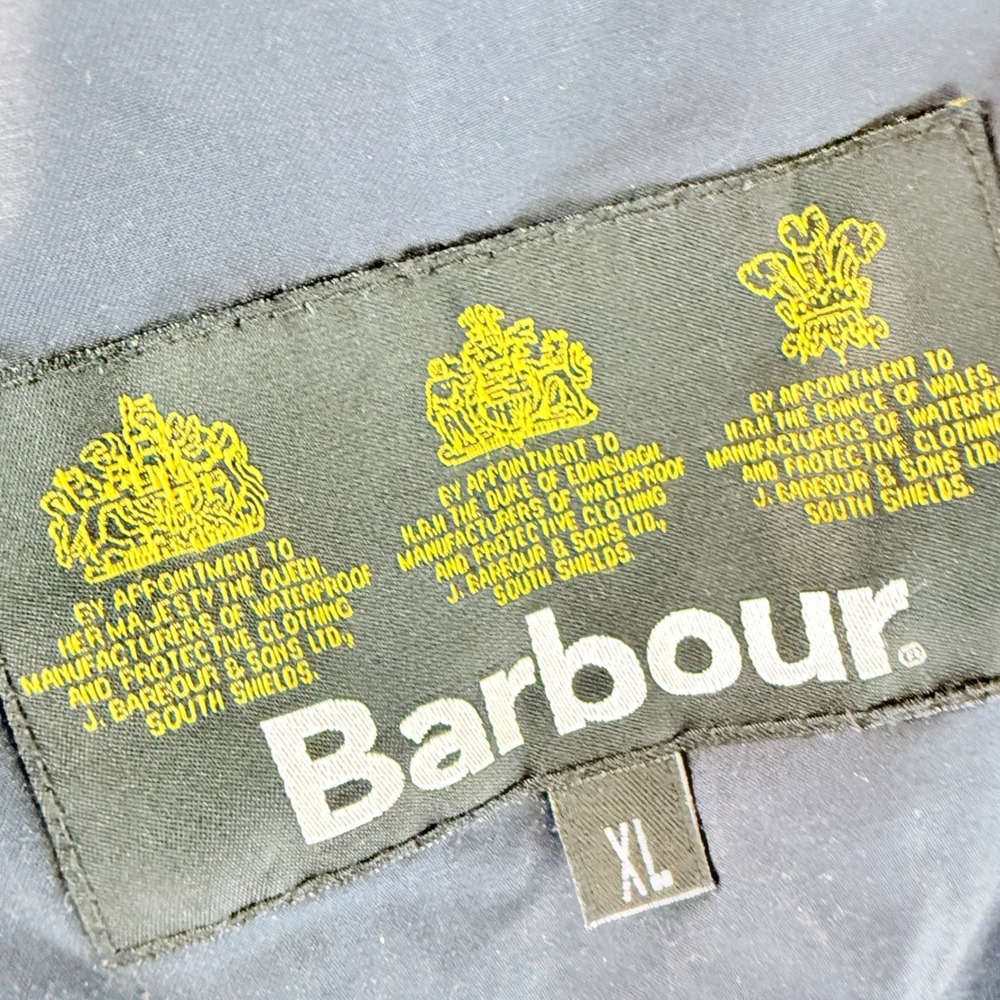 Barbour Navy Military Field Jacket - Picture 8 of 13